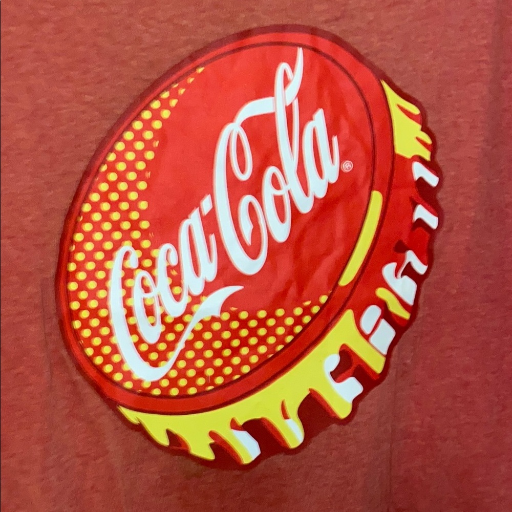 Coca-Cola Bottle Cap Logo Shirt Women’s Size XL 🔥 B1 - Picture 2 of 4